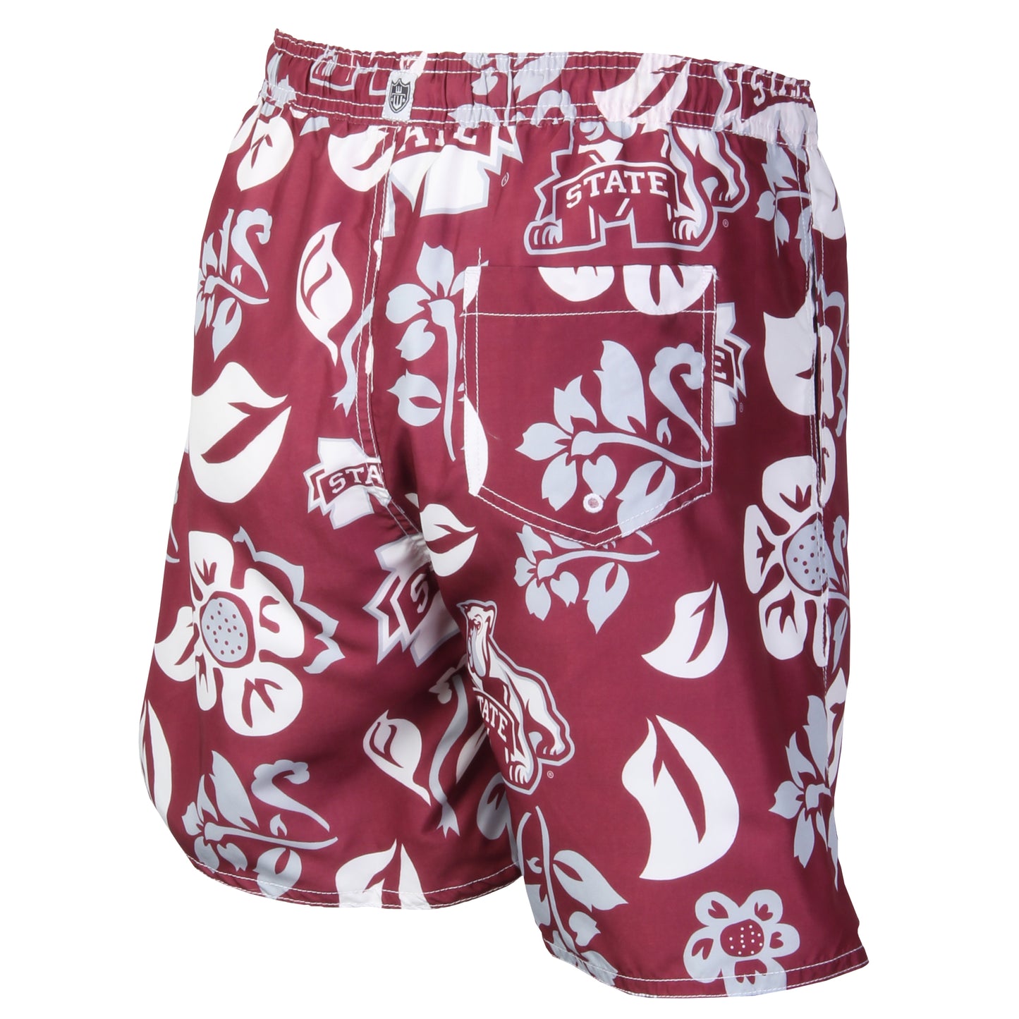 Mississippi State Bulldogs Men's Floral Swim Trunk