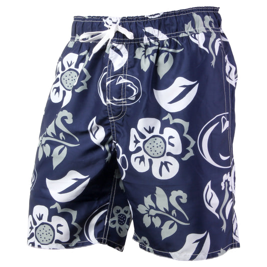 Penn State Nittany Lions Men's Floral Swim Trunk