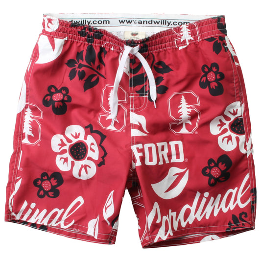 Stanford Cardinal Youth Boys Swim Trunks