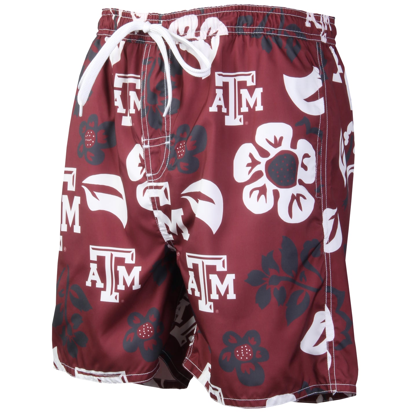 Texas A&M Aggies Men's Floral Swim Trunk