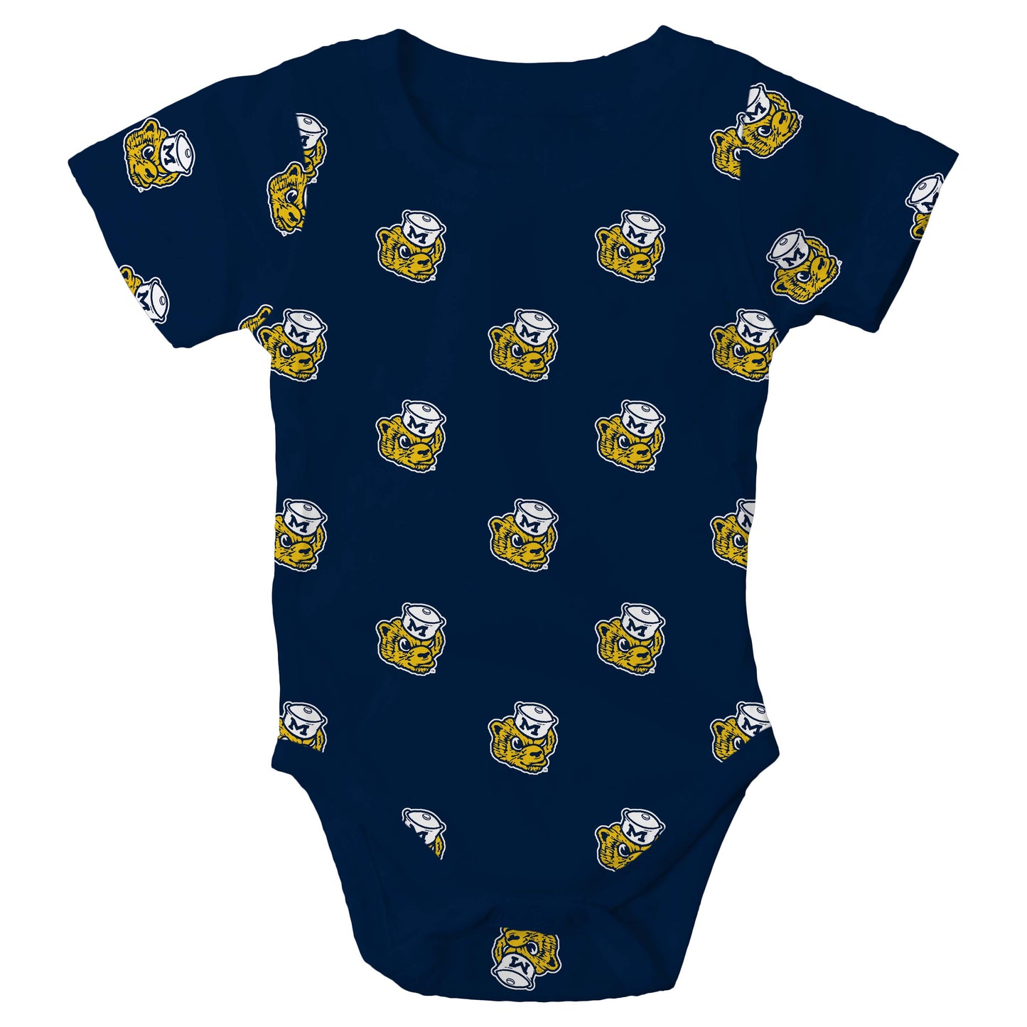 Michigan Wolverines Infant Allover Printed Bodysuit