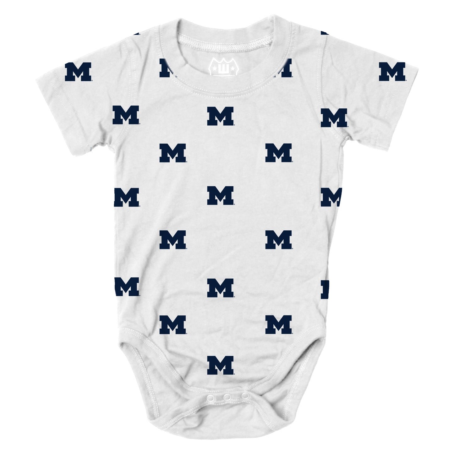 Michigan Wolverines Infant Allover Printed Bodysuit