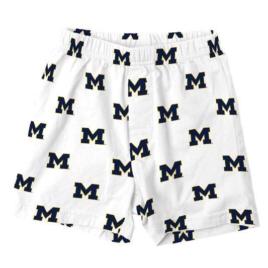 Michigan Wolverines Youth Allover Print Boxer Short