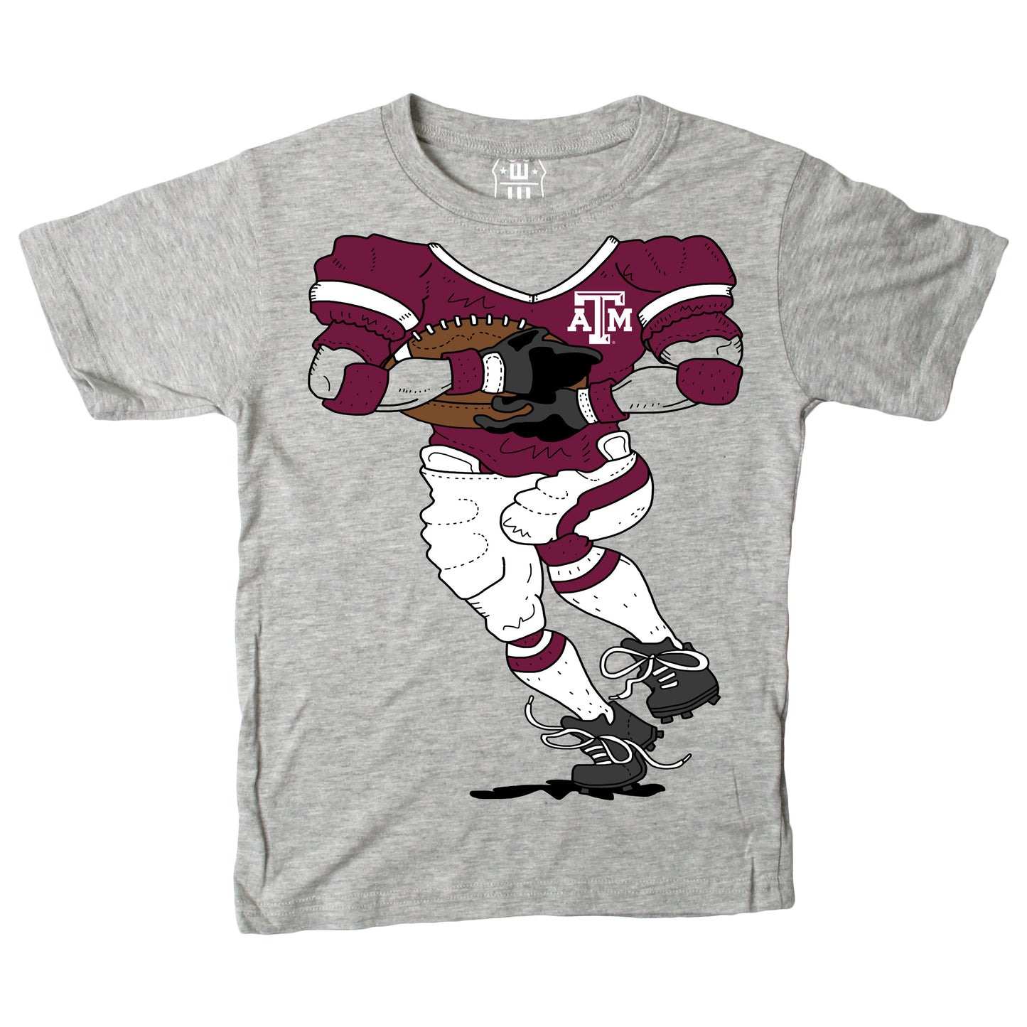 Texas A&M Aggies Youth Boys Football PLayer SS Tee