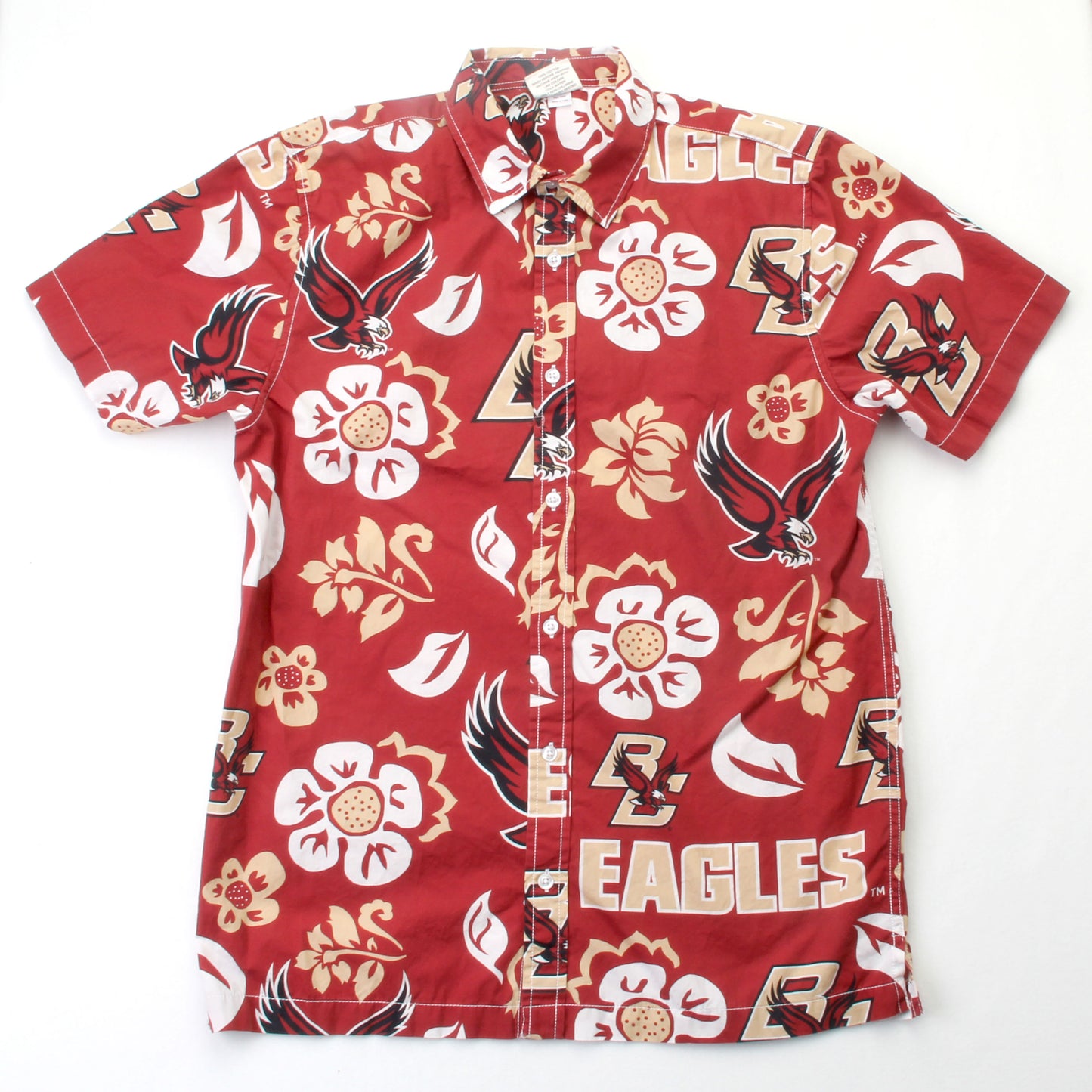 Boston College Eagles Men's Floral Shirt