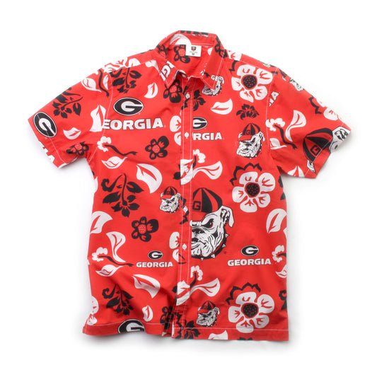 Georgia Bulldogs Men's Floral Shirt