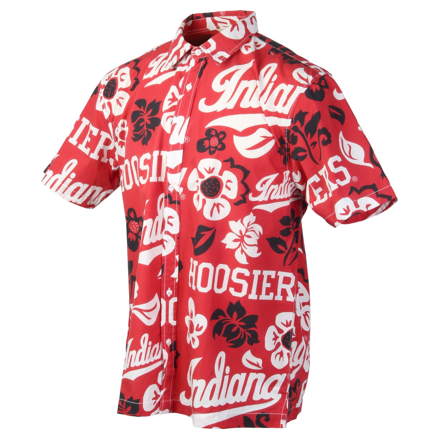 Indiana Hoosiers Men's Floral Shirt