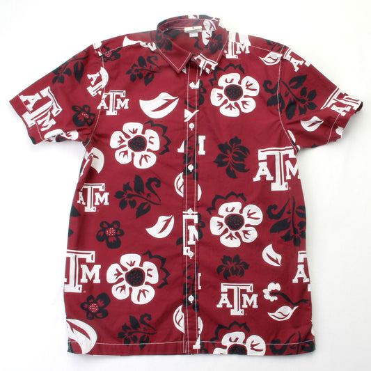 Texas A&M Aggies Men's Floral Shirt