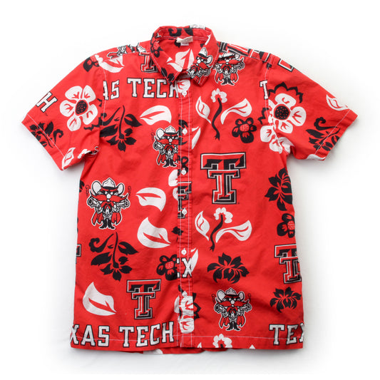 Texas Tech Red Raiders Men's Floral Shirt - Red