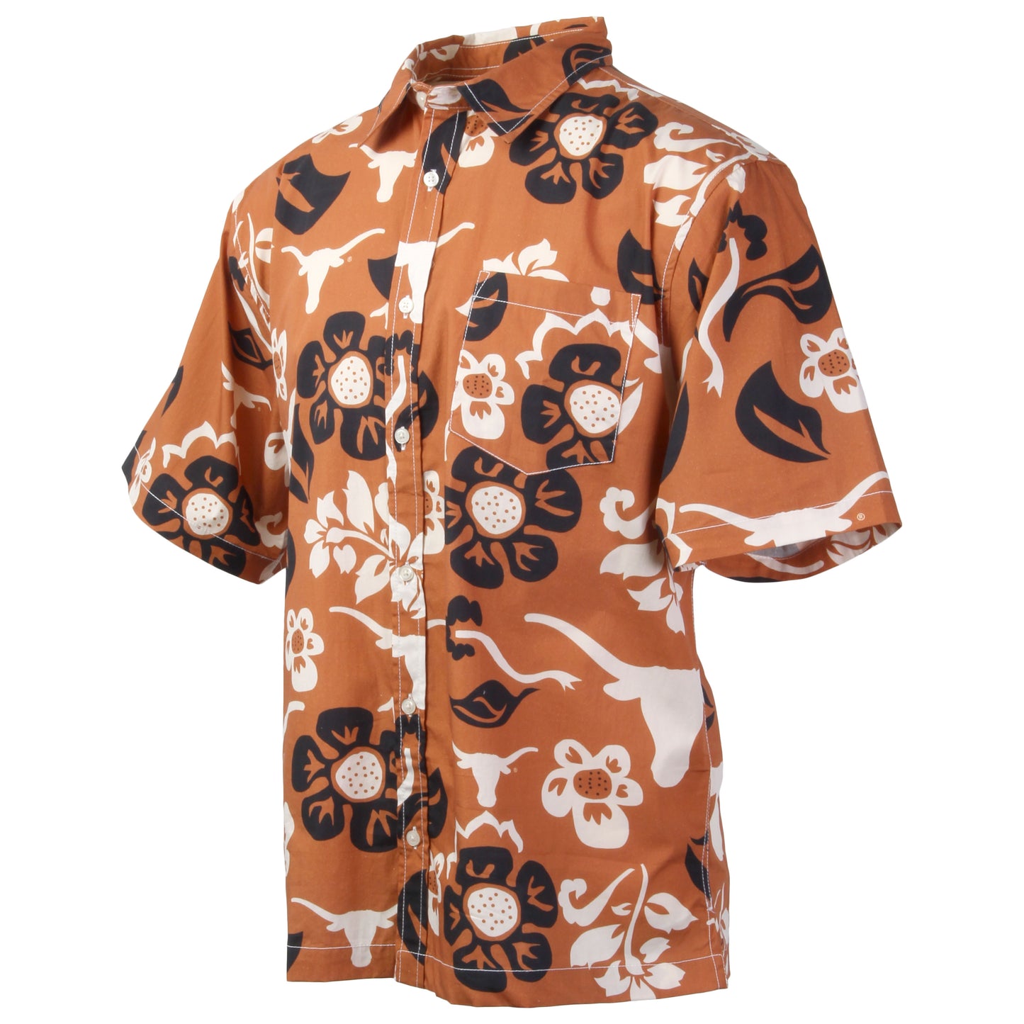 Texas Longhorns Men's Floral Shirt