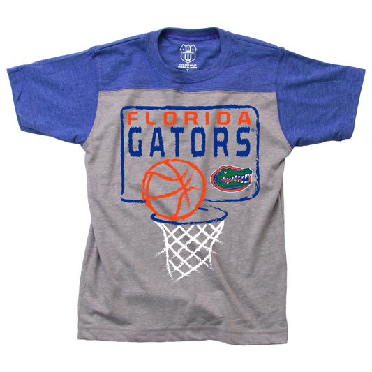 Florida Gators Youth Basketball Yoke Tee