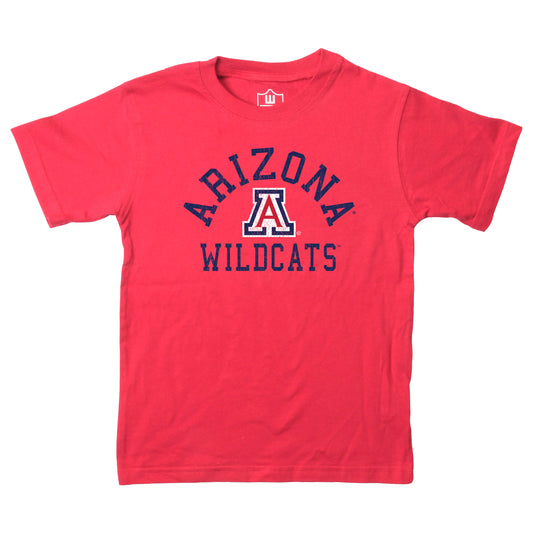 Arizona Wildcats NCAA Kids S/S Organic Cotton Tee Shirt - Cherry