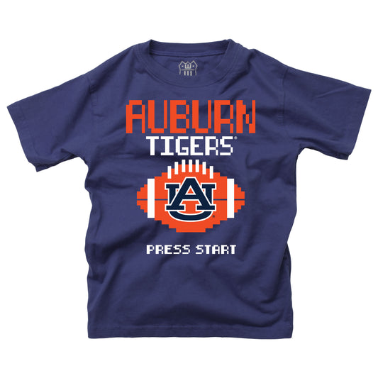 Auburn Tigers Youth Press Start SS Tee