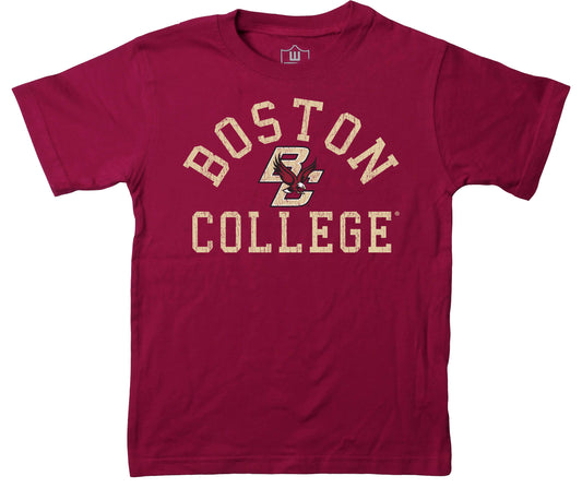 Boston College Eagles NCAA Kids S/S Organic Cotton Tee Shirt