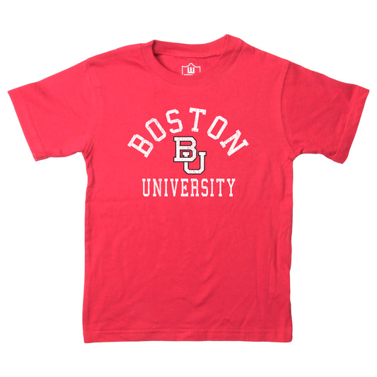 Boston University Terriers NCAA Kids S/S Organic Cotton Tee Shirt