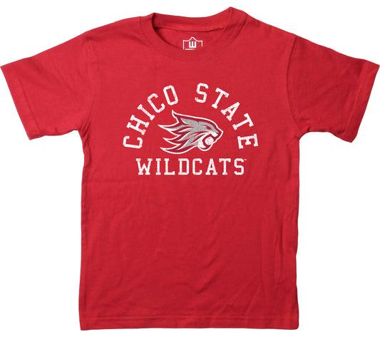 California State Chico Wildcats NCAA Kids S/S Organic Cotton Tee Shirt