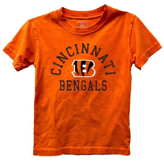 Cinncinati Bengals NFL Kids Short Sleeve Organic Cotton Tee Shirt - Orange Crush