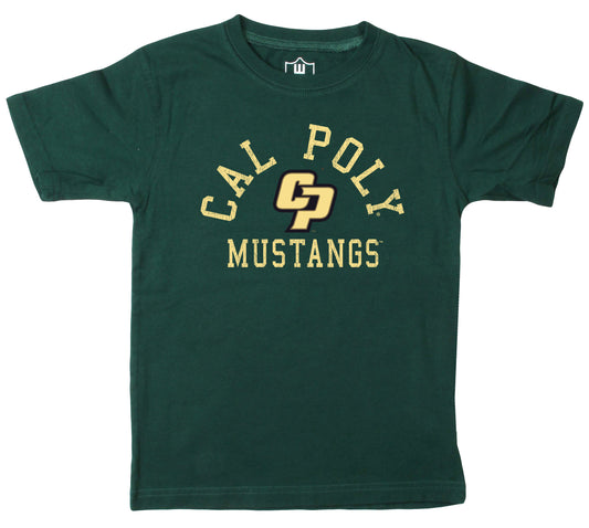 Cal Poly Mustangs NCAA Kids S/S Organic Cotton Tee Shirt