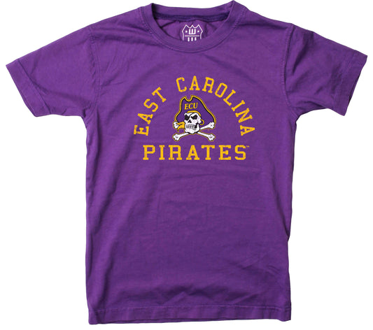 East Carolina Pirates NCAA Kids S/S Organic Cotton Tee Shirt