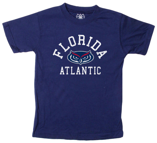 Florida Atlantic Owls NCAA Kids S/S Organic Cotton Tee Shirt