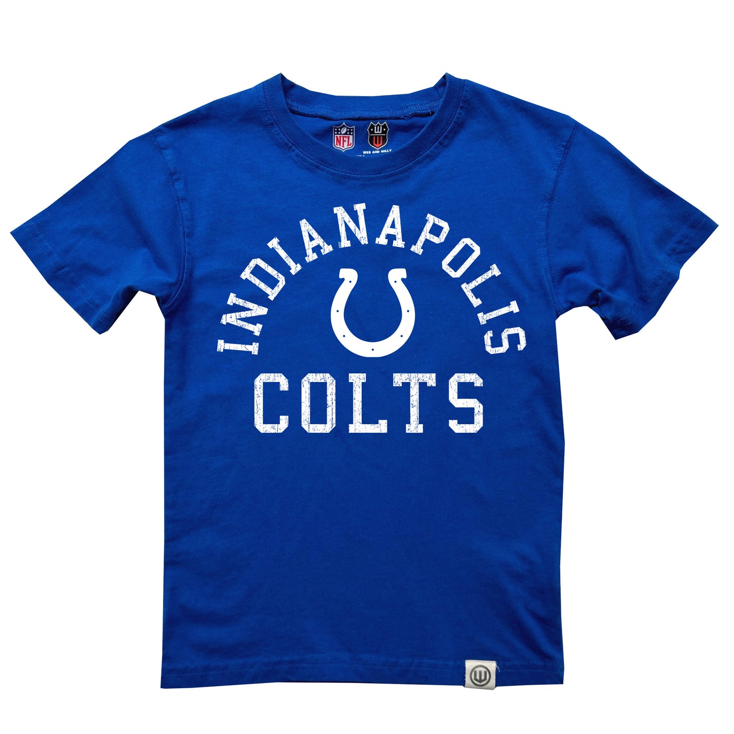 Indianapolis Colts NFL Kids Short Sleeve Organic Cotton Tee Shirt