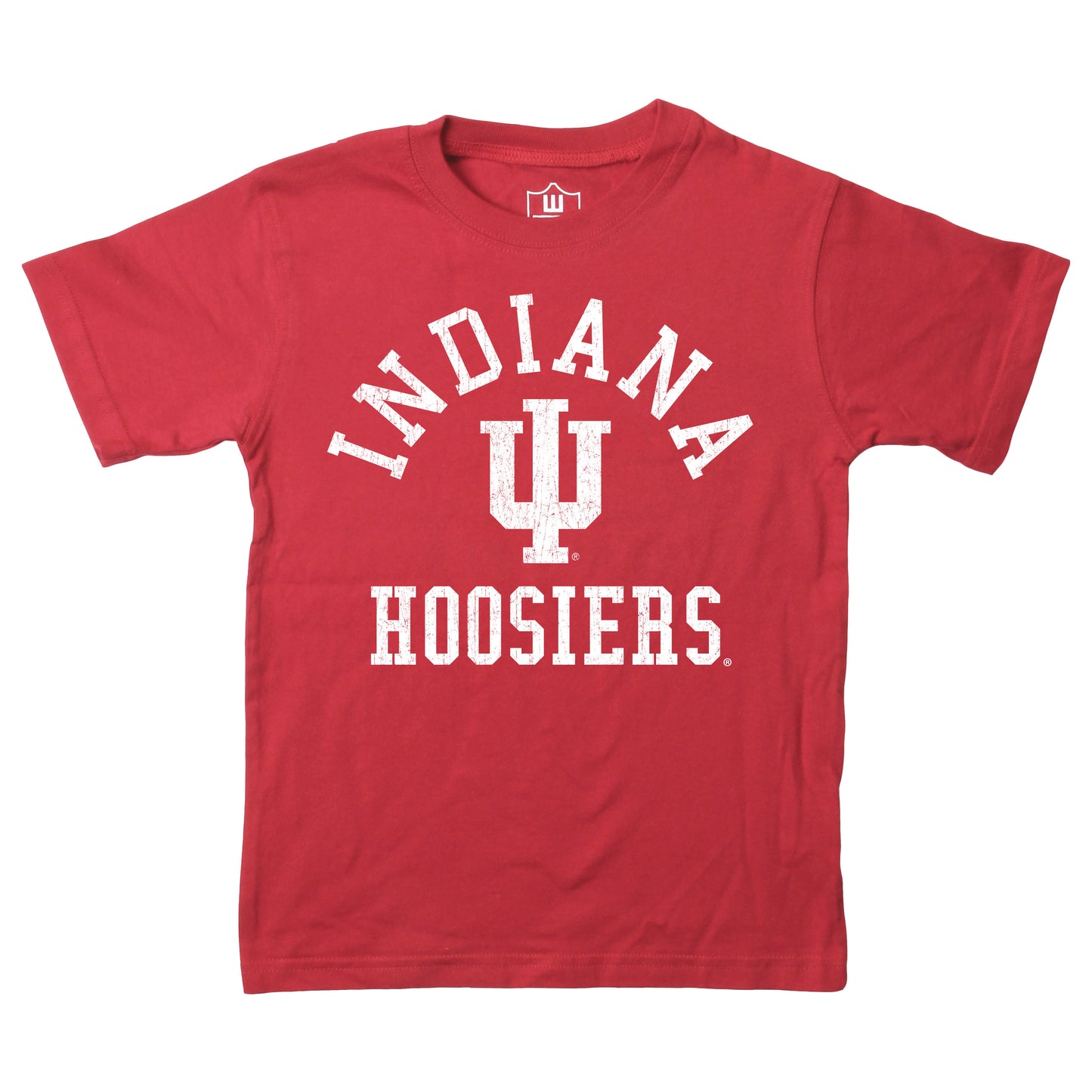Indiana Hoosiers NCAA Kids S/S Organic Cotton Tee Shirt Indiana Hoosiers - Red