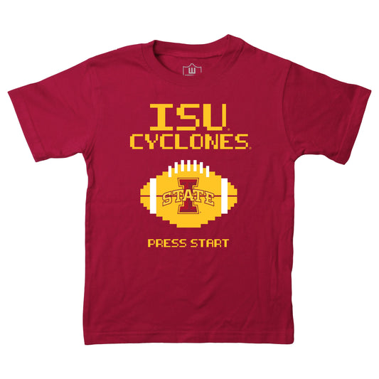 Iowa State Cyclones Youth Boys Press Start Tee