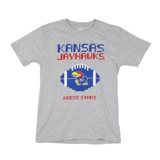 Kansas Jayhawks Press Start Short Sleeve Tee