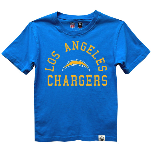 Los Angeles Chargers NFL Kids Short Sleeve Organic Cotton Tee Shirt