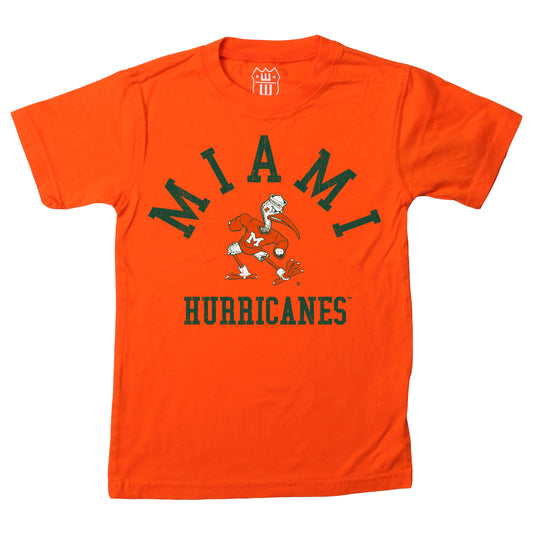 Miami Hurricanes Youth S/S Organic Cotton Tee Shirt