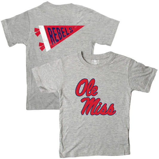 Ole Miss Rebels Youth Cotton Short Sleeve Tee