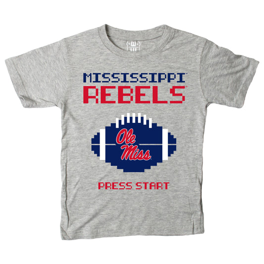 Ole Miss Rebels Youth Press Start SS Tee