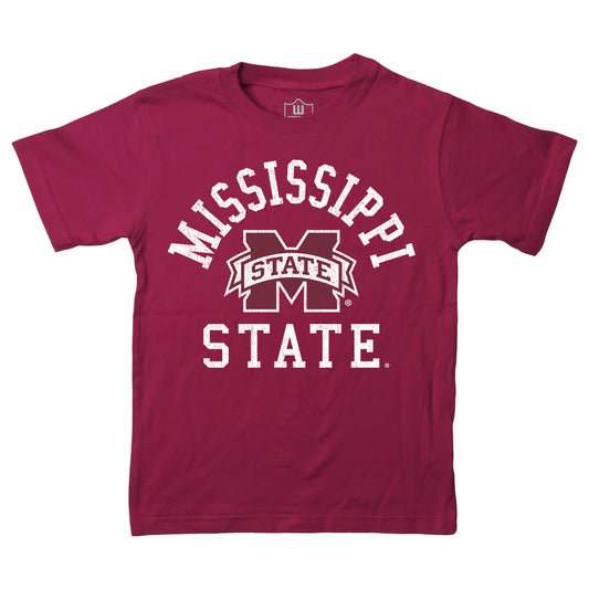 Mississippi State Bulldogs NCAA Kids S/S Organic Cotton Tee Shirt