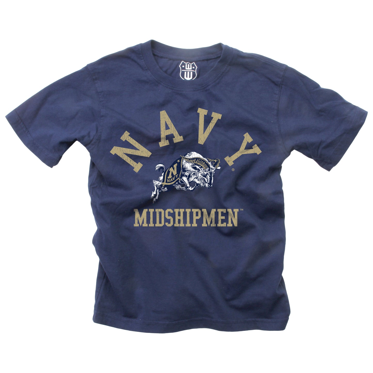 Navy Midshipmen NCAA Kids S/S Organic Cotton Tee Shirt