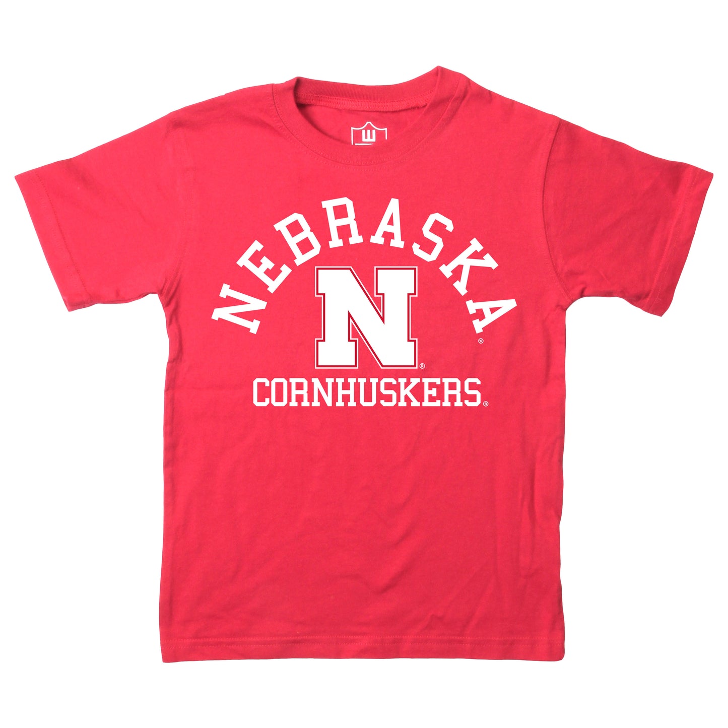 Nebraska Cornhuskers NCAA Kids S/S Organic Cotton Tee Shirt-Red