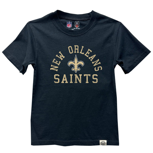 New Orleans Saints NFL Kids Short Sleeve Organic Cotton Tee Shirt