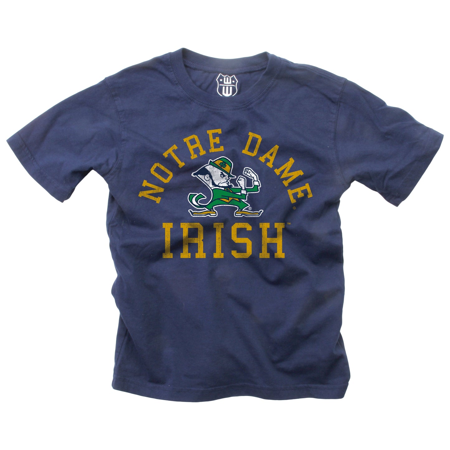 Notre Dame Fighting Irish Kids Short Sleeve Organic Cotton Tee Shirt