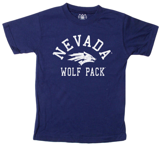 Nevada Wolf Pack NCAA Kids S/S Organic Cotton Tee Shirt