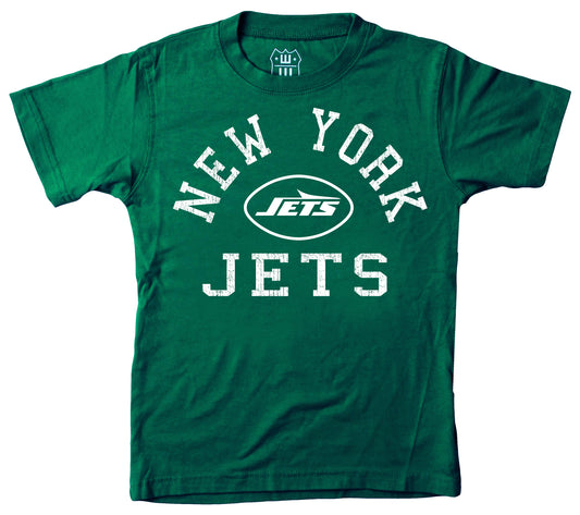 New York Jets NFL Kids Short Sleeve Organic Cotton Tee Shirt - Jets Green