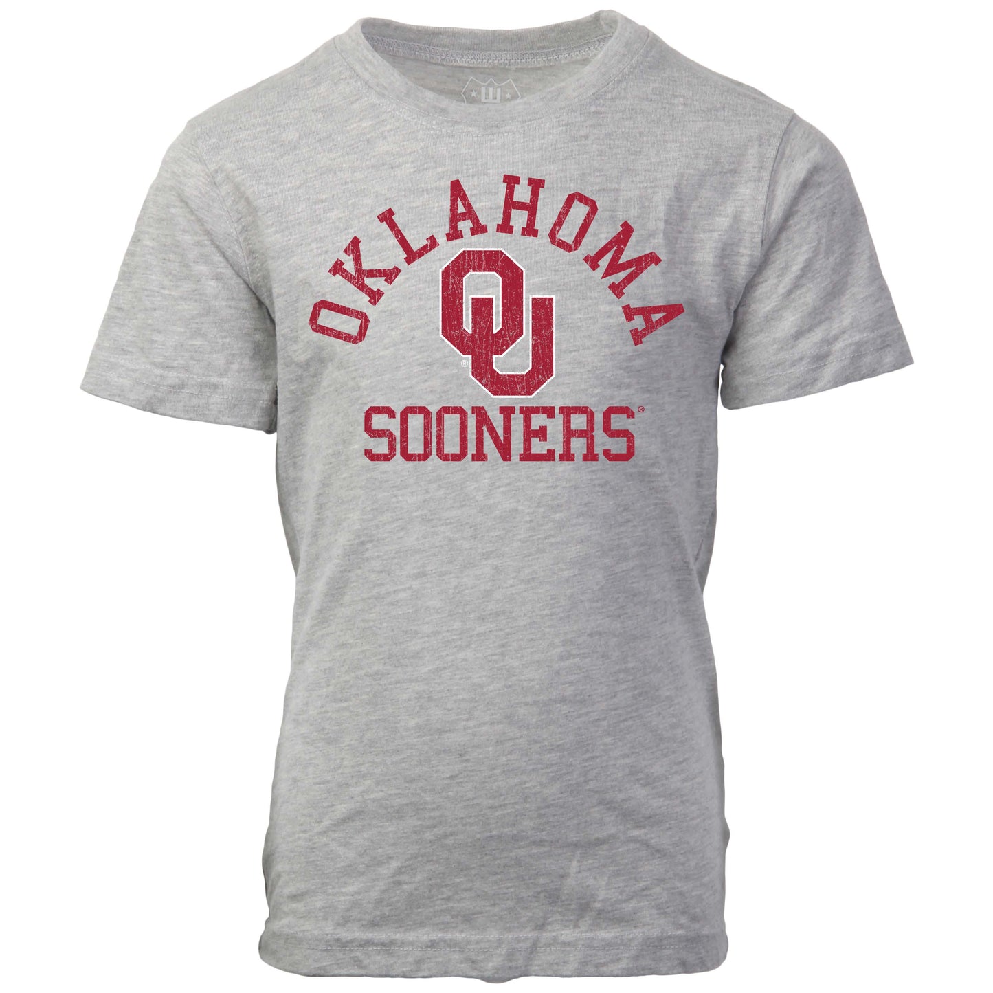 Oklahoma Sooners NCAA Kids S/S Organic Cotton Tee Shirt-Heather