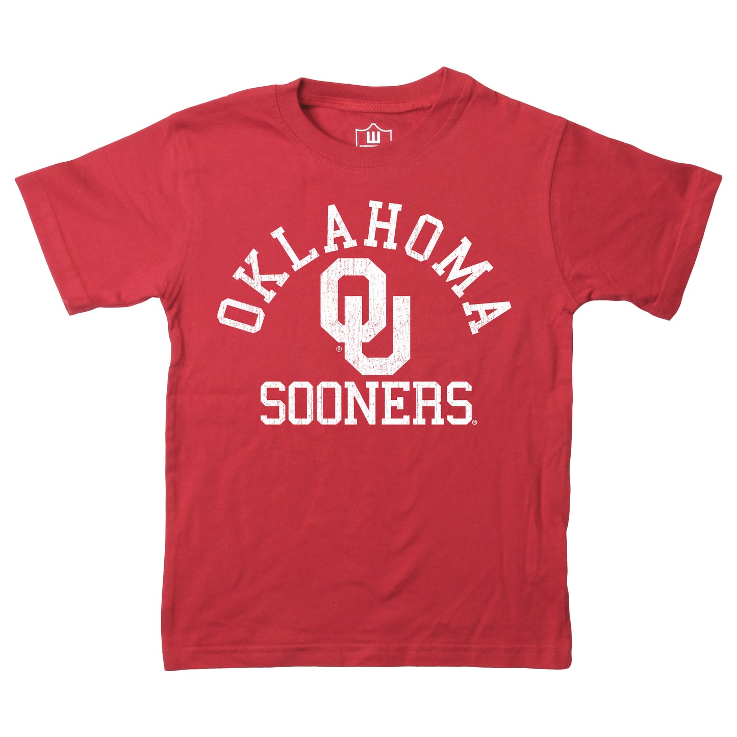Oklahoma Sooners NCAA Kids S/S Organic Cotton Tee Shirt-Red