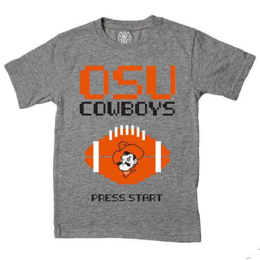 Oklahoma State Cowboys Youth Boys Press Start Tee