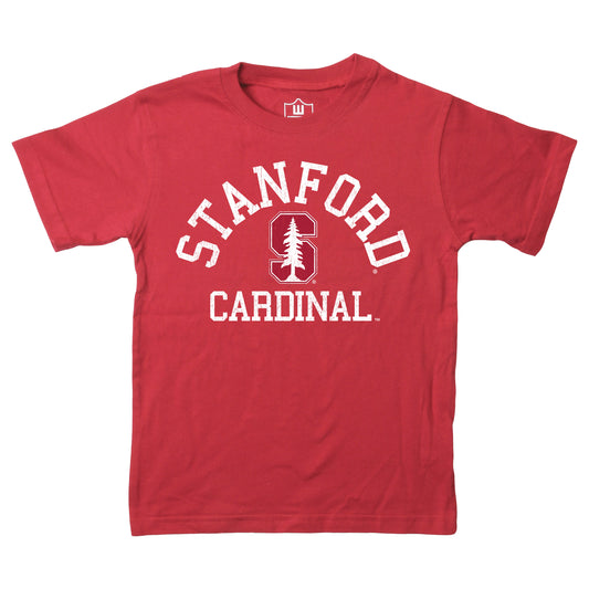 Stanford Cardinal NCAA Kids S/S Organic Cotton Tee Shirt