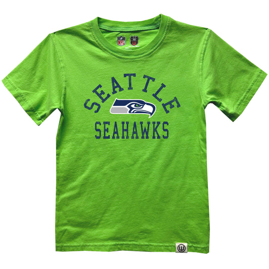 Seattle Seahawks NFL Youth Boys Organic Cotton Tee-Green