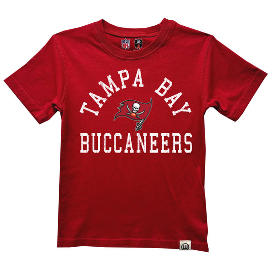 Tampa Bay Buccaneers NFL Youth Boys Organic Cotton Tee-Red