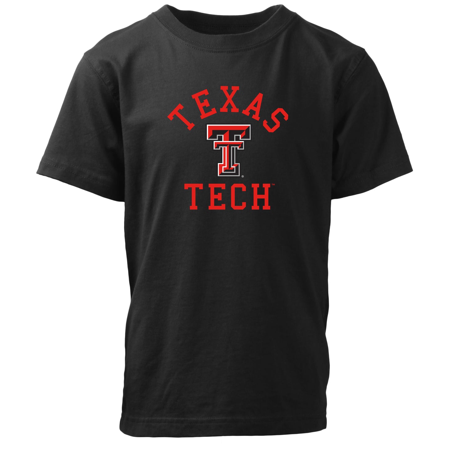 Texas Tech Red Raiders NCAA Kids S/S Organic Cotton Tee Shirt-Black