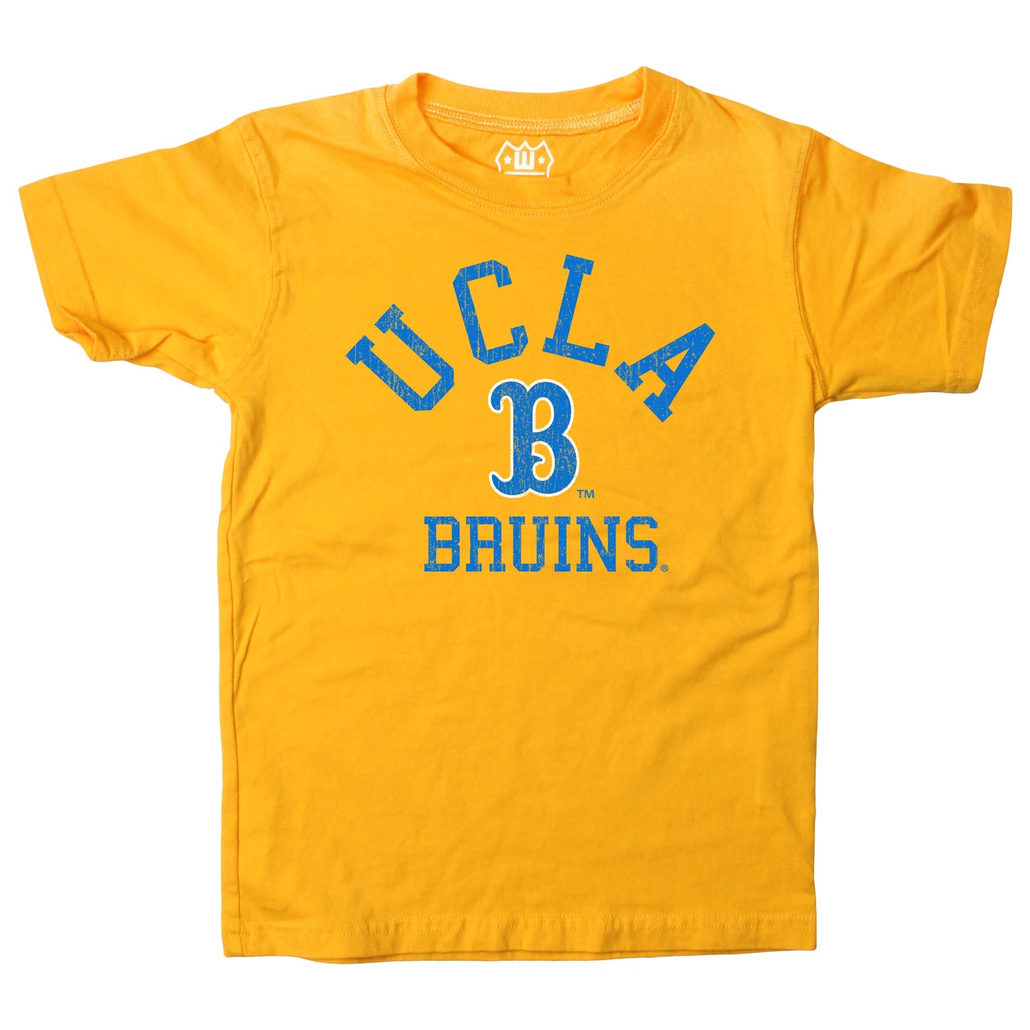 UCLA Bruins NCAA Kids S/S Organic Cotton Tee Shirt-Bold Gold