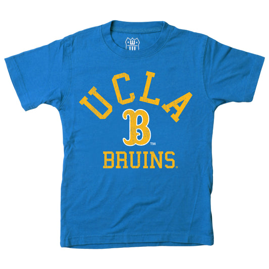 UCLA Bruins NCAA Kids S/S Organic Cotton Tee Shirt - Blue