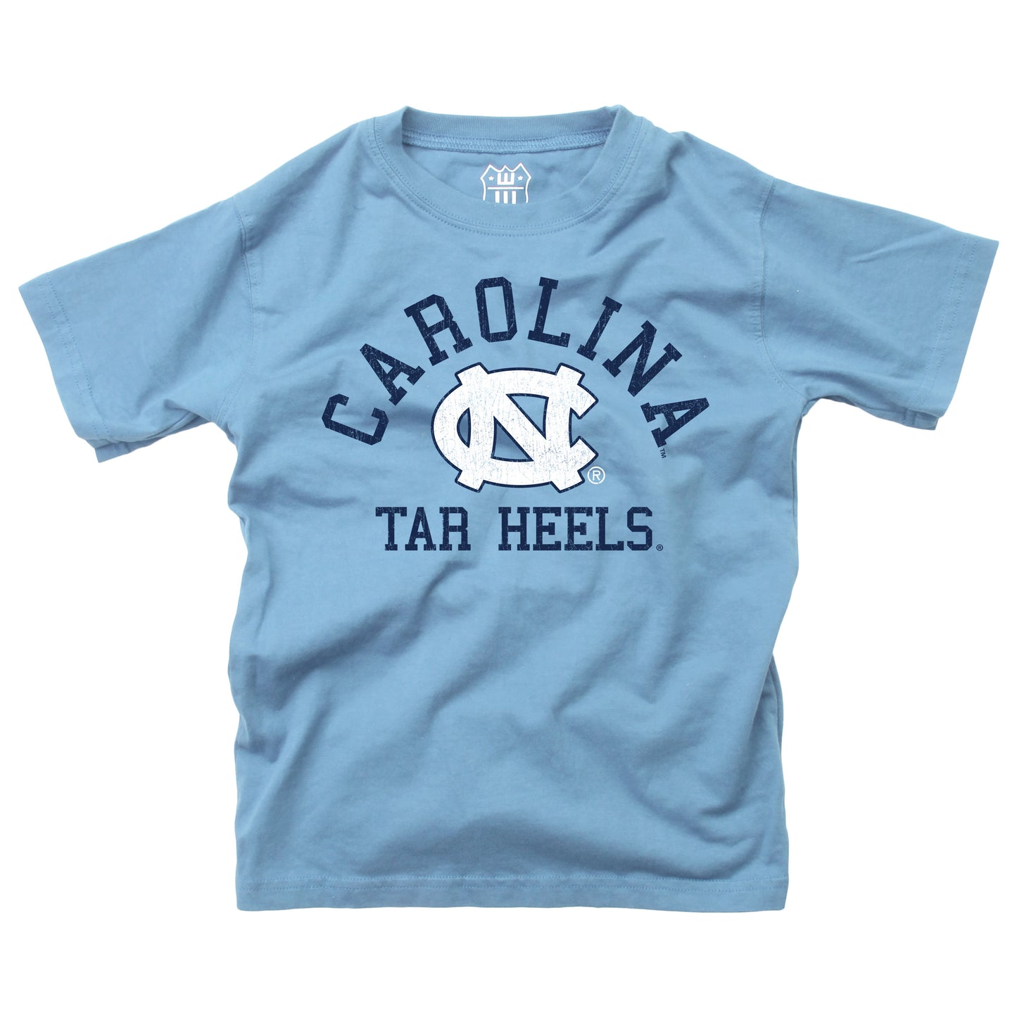 North Carolina Tarheels NCAA Kids S/S Organic Cotton Tee Shirt - UNC Blue