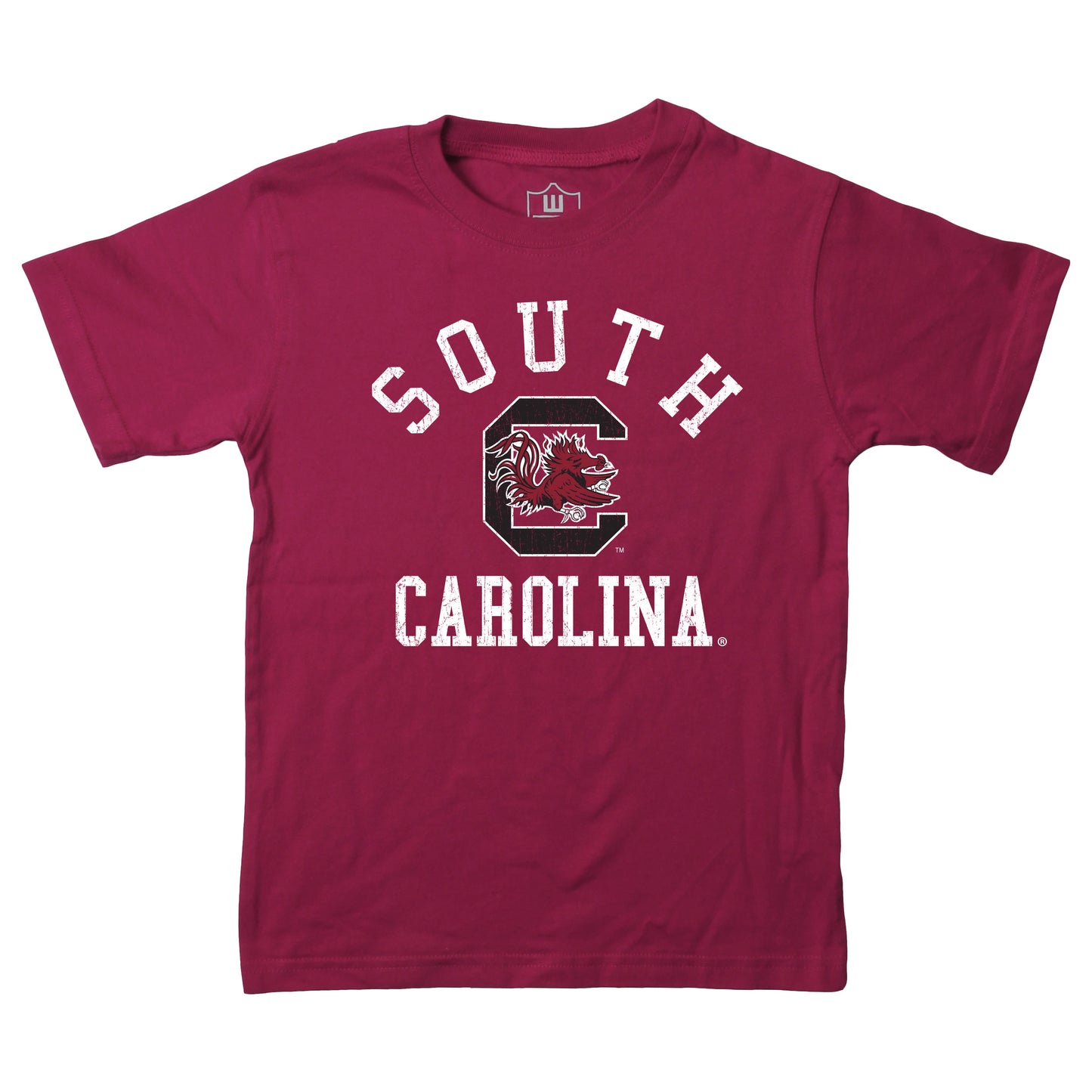 South Carolina Gamecocks NCAA Kids S/S Organic Cotton Tee Shirt - Maroon